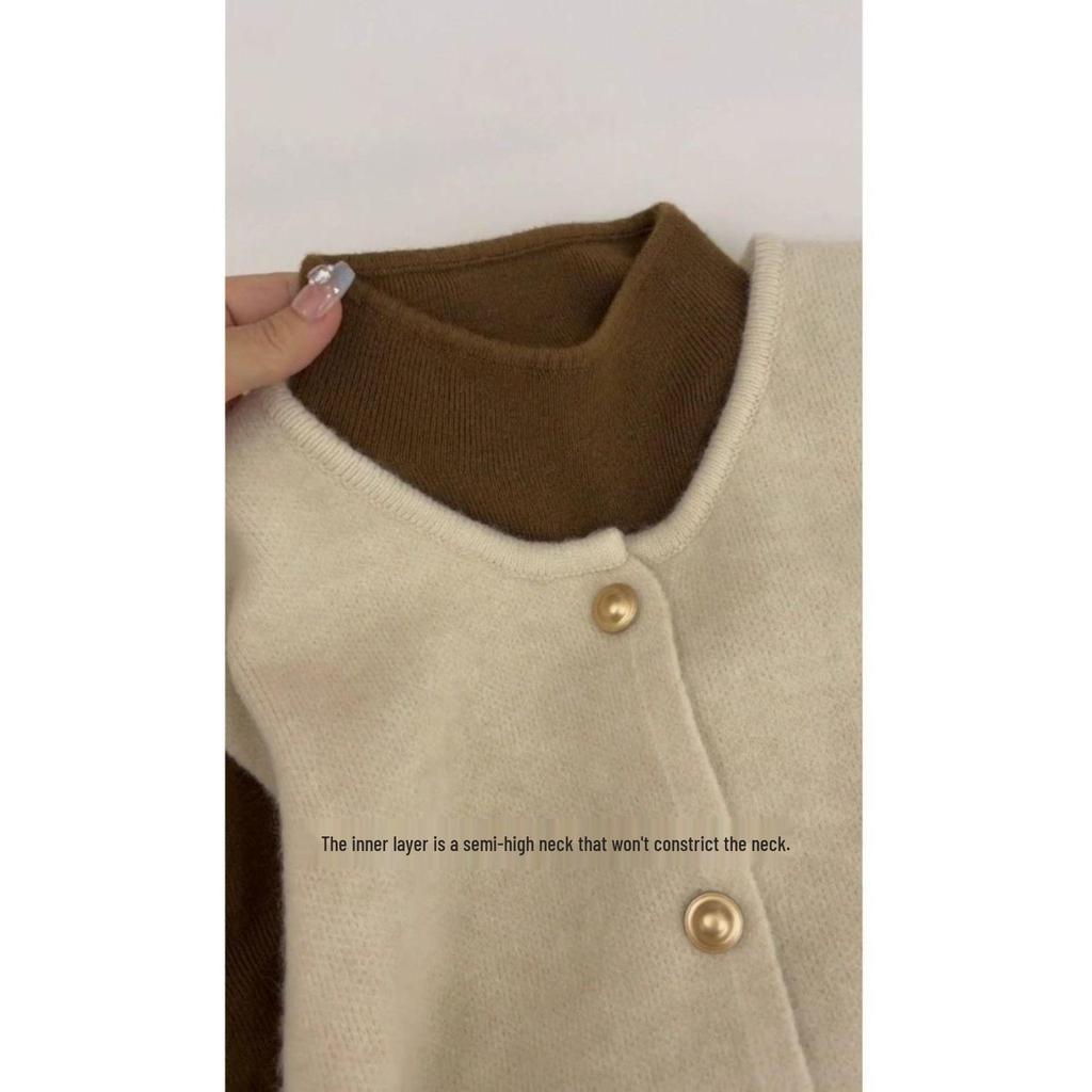 2025 Women's Korean-Style Half High Collar Sweater: Autumn/Winter Thickened Versatile Base Shirt