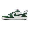 Nike Scarpe Casual Basse Versatili Antiscivolo Resistenti a Collo Basso per Bambini Court Borough in Ecopelle Moda Bambino Sneaker Bianca Verde FM3440-131