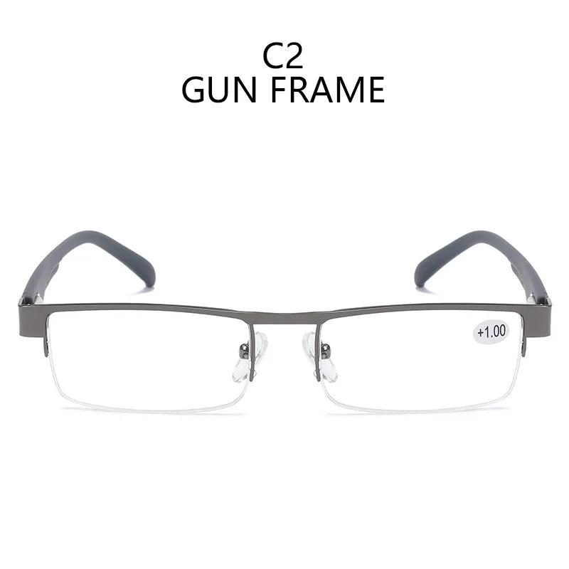 Metal Frame Men Reading Glasses Vintage Business Hyperopia Eyewear Male Reading EyeGlasses +1.25 1.75 2.75 3.75 5.0 6.0