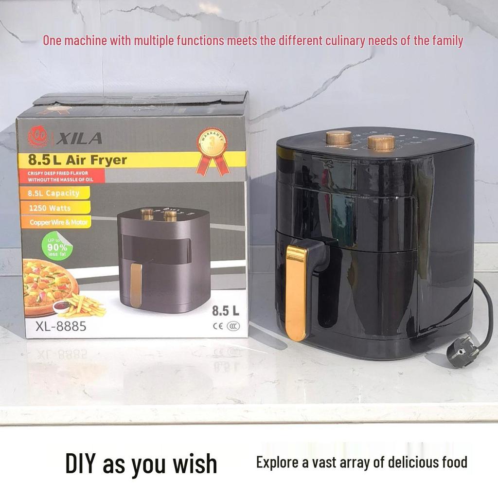 8.5L European Standard Multi-Function Air Fryer for Home Use - Large Capacity Electric Fryer