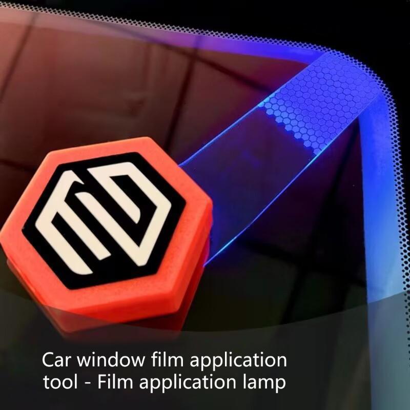 Professionele LED Tint Installatie Licht Magnetische Anti-Kras Basis Verwisselbare Reflectoren Auto Raamfolie Gereedschapset
