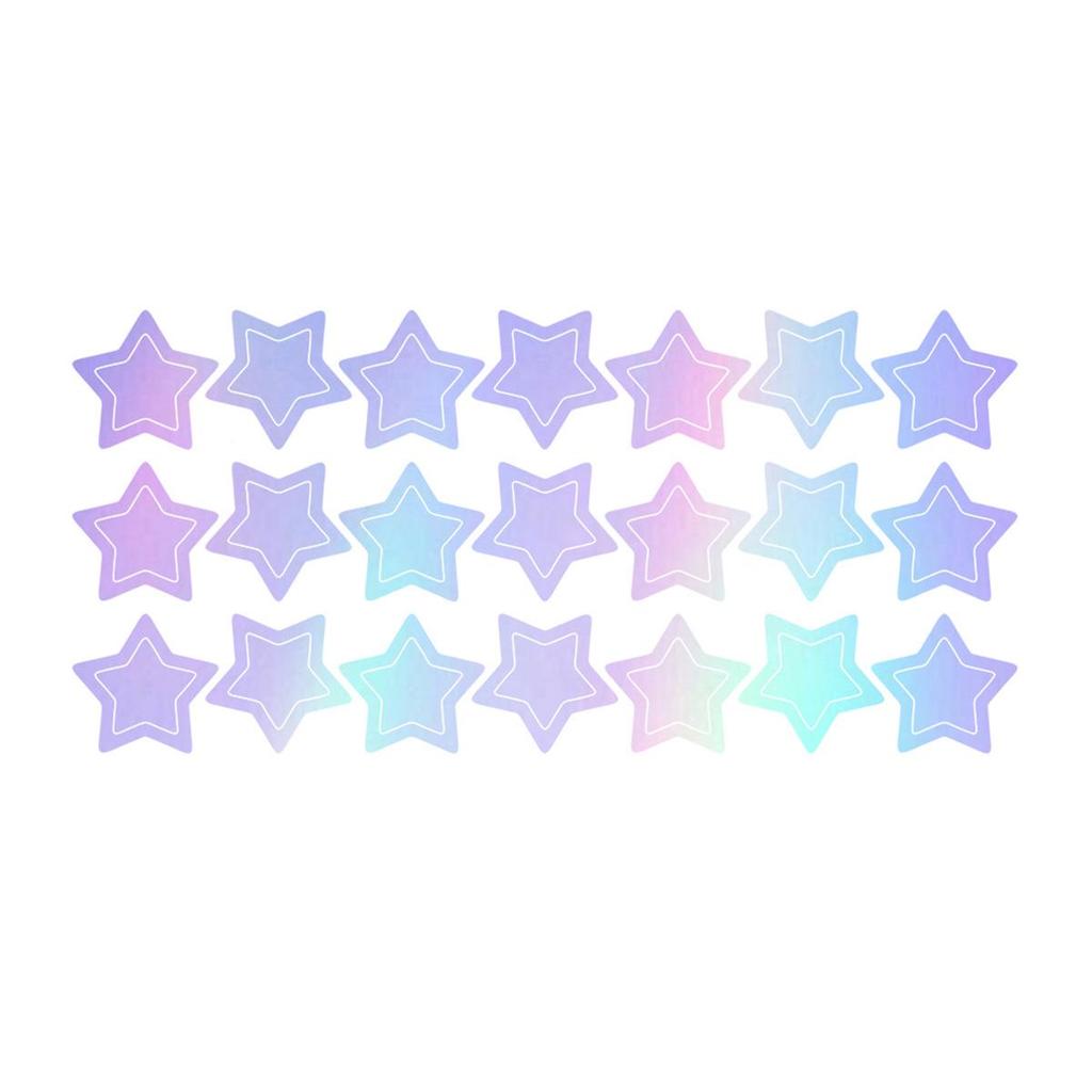 Colorful Starry Sky Luminous Wall Decals - Self-Adhesive Fluorescent Meteor Decorations for Children's Rooms and Cabinets