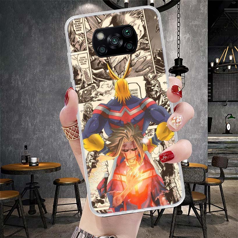 My Hero MHA Deku Phone Case For Xiaomi Redmi 15C 15 13C 13 Poco X5 X6 X7 F7 Ultra M7 12C 12 10 10C 9C 9A 9T 9 Fundas Poco X3 X4