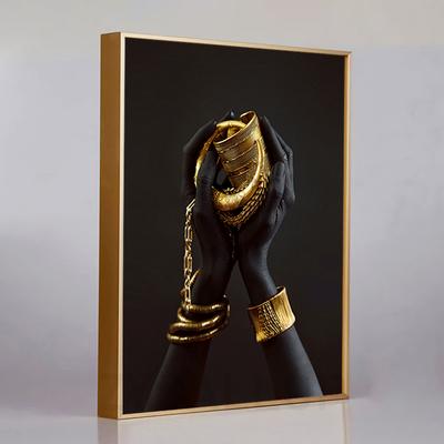 Metall Aluminium Fotorahmen Goldener Bilderrahmen Zum Aufhängen an der Wand Gold Luxus Leinwandbild Rahmen Silber Schwarz A3 A4 40x60