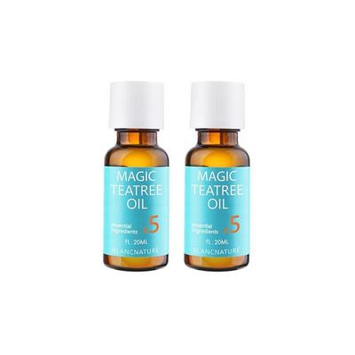 Blancnature 5X Highly Concentrated Magic Tea Tree Oil Large Capacity 20ml 2pcs