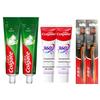 Colgate Mint & Gum Care Toothpaste with Toothbrushes Set