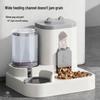 Pet Feeder & Waterer Station with Anti-Tip Bowl - Large Capacity for Cats & Dogs
