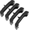 4pcs 4012326681S Black Rubber Three-core Radiator Mounting Pad For Chevrolet Chevrolet GMC