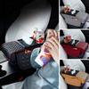 PU Leather Armrest Pad with Cup Holder Tissue Box Car Armrest Pillow  for Car Universal