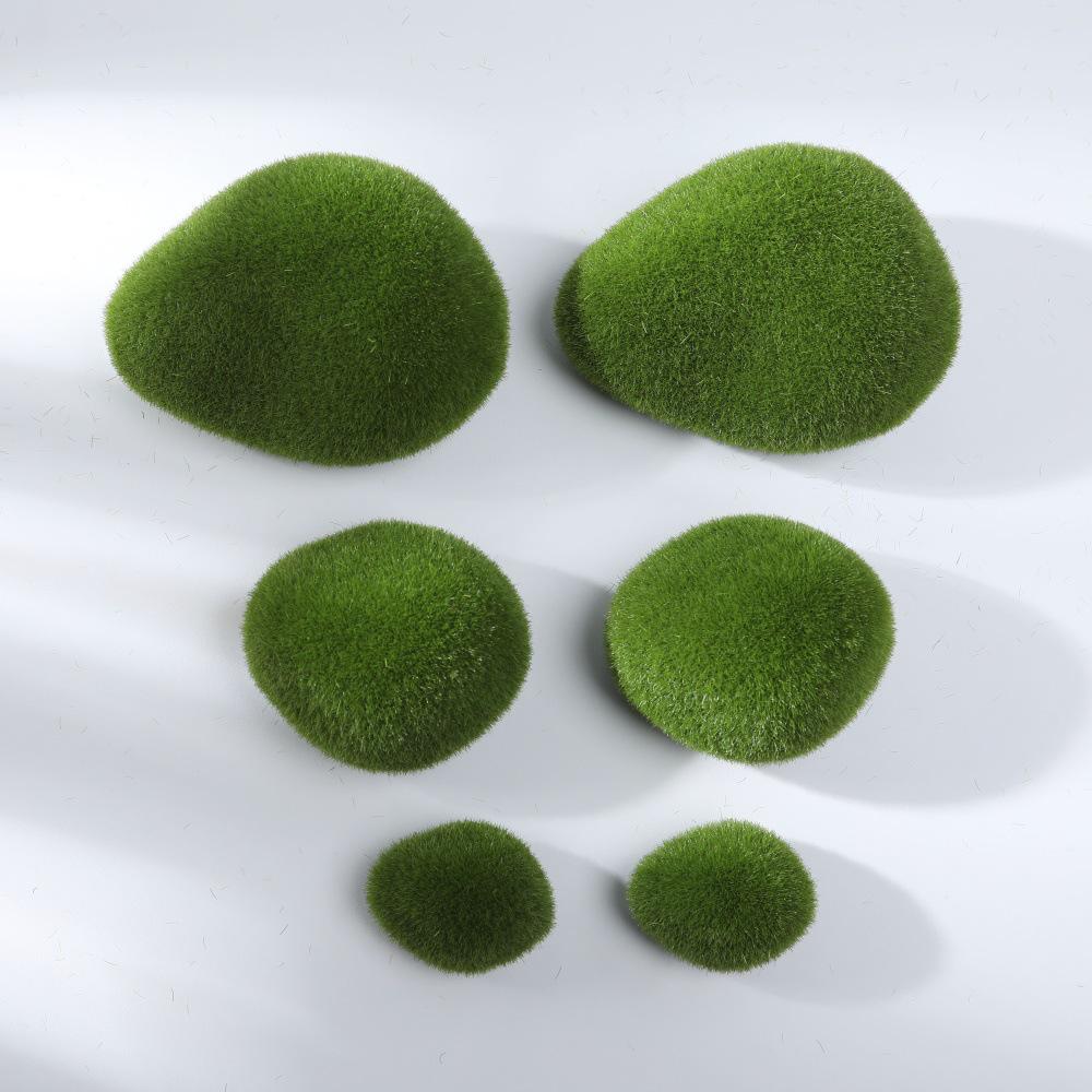 Simulated Wood Chips and Moss Stones for Micro Landscape and Bonsai Decoration