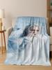 D Print Stray Kids Kpop Felix Flanellen Deken Zacht Warm Bed Deken voor Slaapkamer Woonkamer Reizen Kamperen Picknick Cadeau