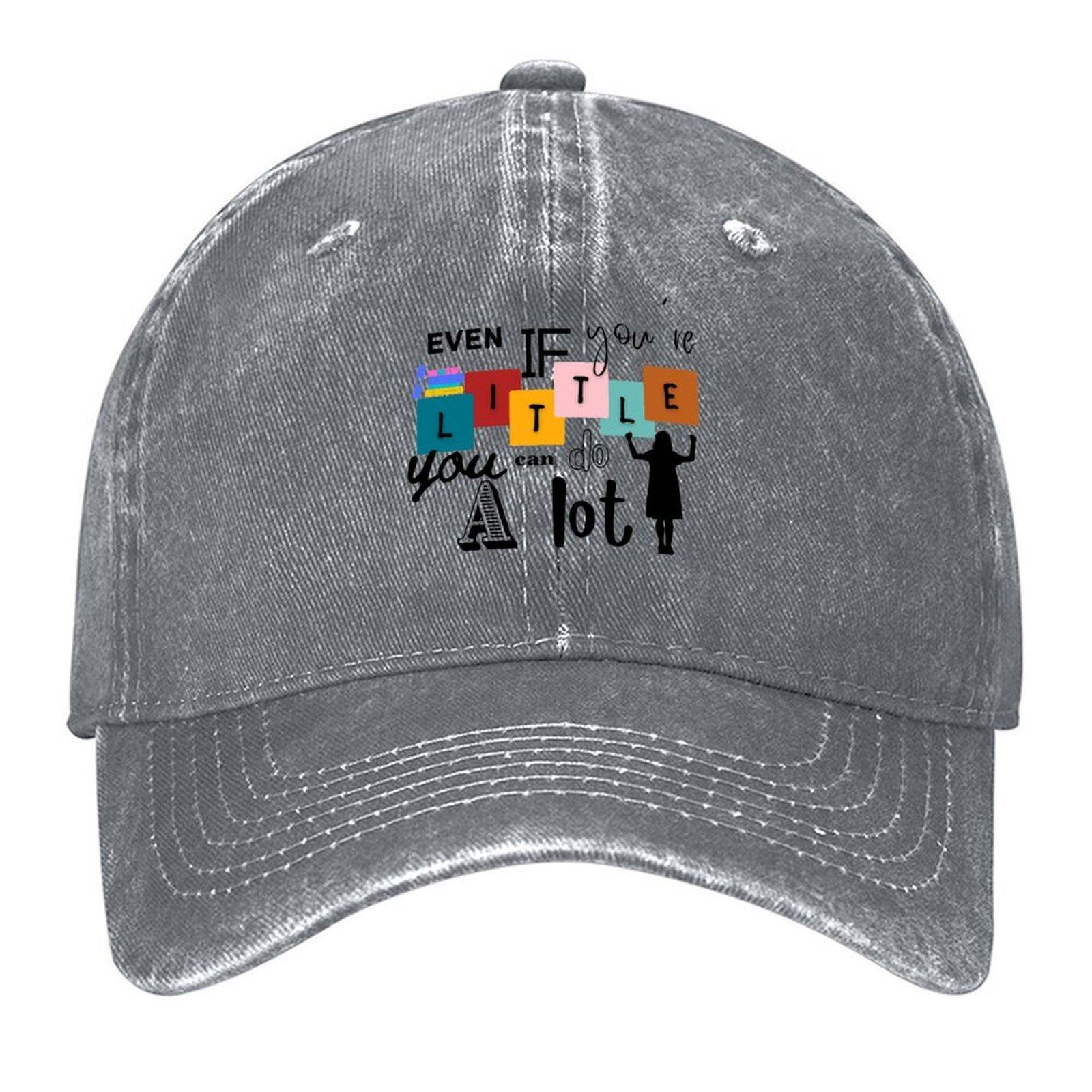 2026 Even If You re Little You Can Do A Lot Matilda Quote Baseball Cap Golf Wear Sun Caps Snapback Cap For Girls Men s