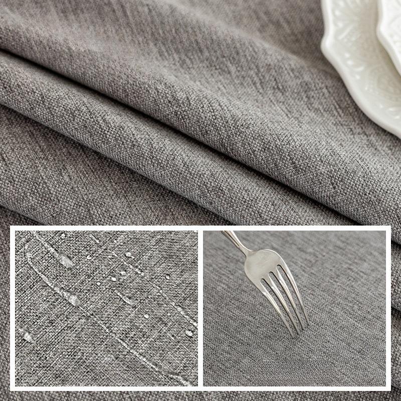 Rectangular Tablecloth Waterproof Dustproof Anti-static All Season Universal Dining Table Cloth Household Decorative Cover Cloth