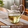 550ML Home Cooling Kettle Heat-resistant Glass Teapot Transparent Glass Tea Set Home with Filtered Cold Bubble Flower Teapot