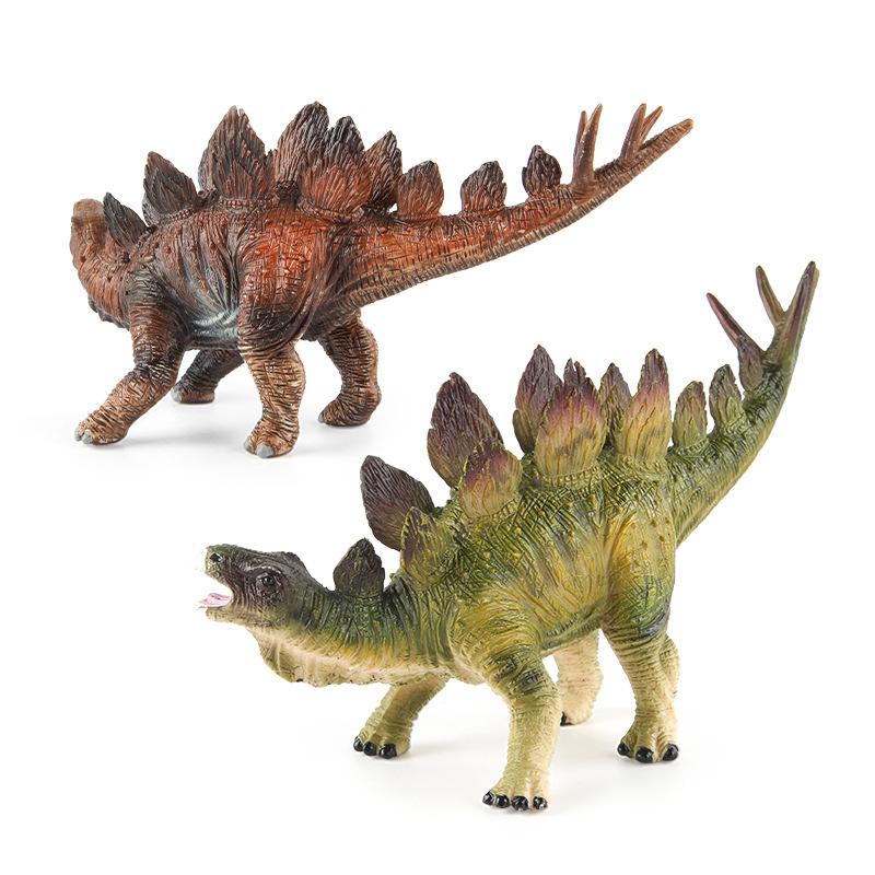 Durable Pvc Dinosaur Models For Kids With Realistic Stegosaurus And Triceratops Static Figurines In Colors Bright