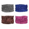 Used [NEW] [SMEHCF] Multipurpose Bandanas 4pcs for Women Men Headband Balaclava Hair Head Scarf Face Half Airsoft Paintball Mask Neck Gaiter