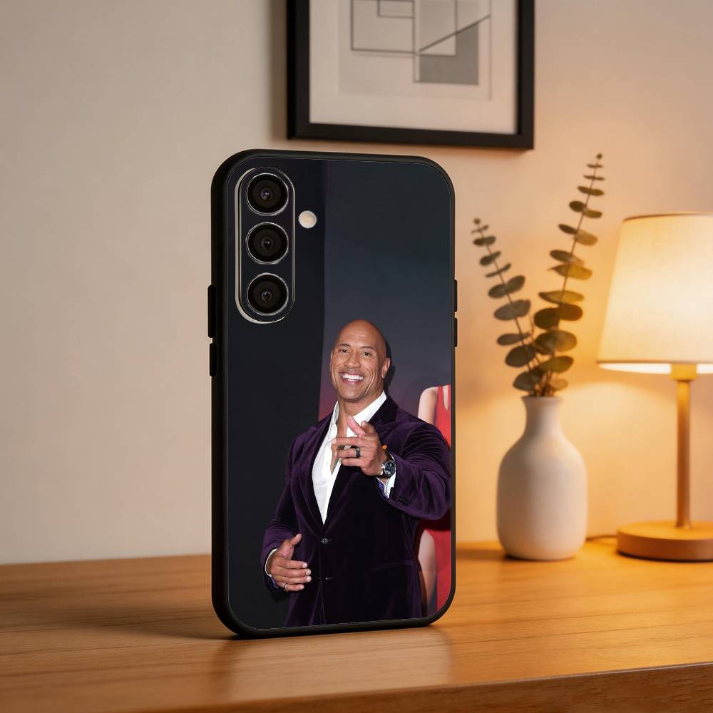 The Rock D-Dwayne J-Johnson  Phone Case For Samsung  A73,A21s,A22,A31,A32,A52,A53,A71,A80,Soft Black Shell