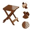 Bamboo Folding Stool Fishing Outdoor Foldable Camping Seat for Hiking