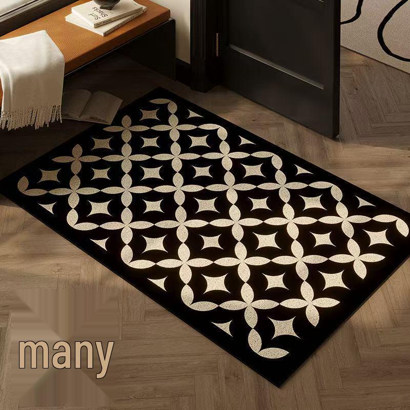 French Retro High-End Entrance Mat - Dirt-Resistant, Cuttable, Anti-Slip Door Mat