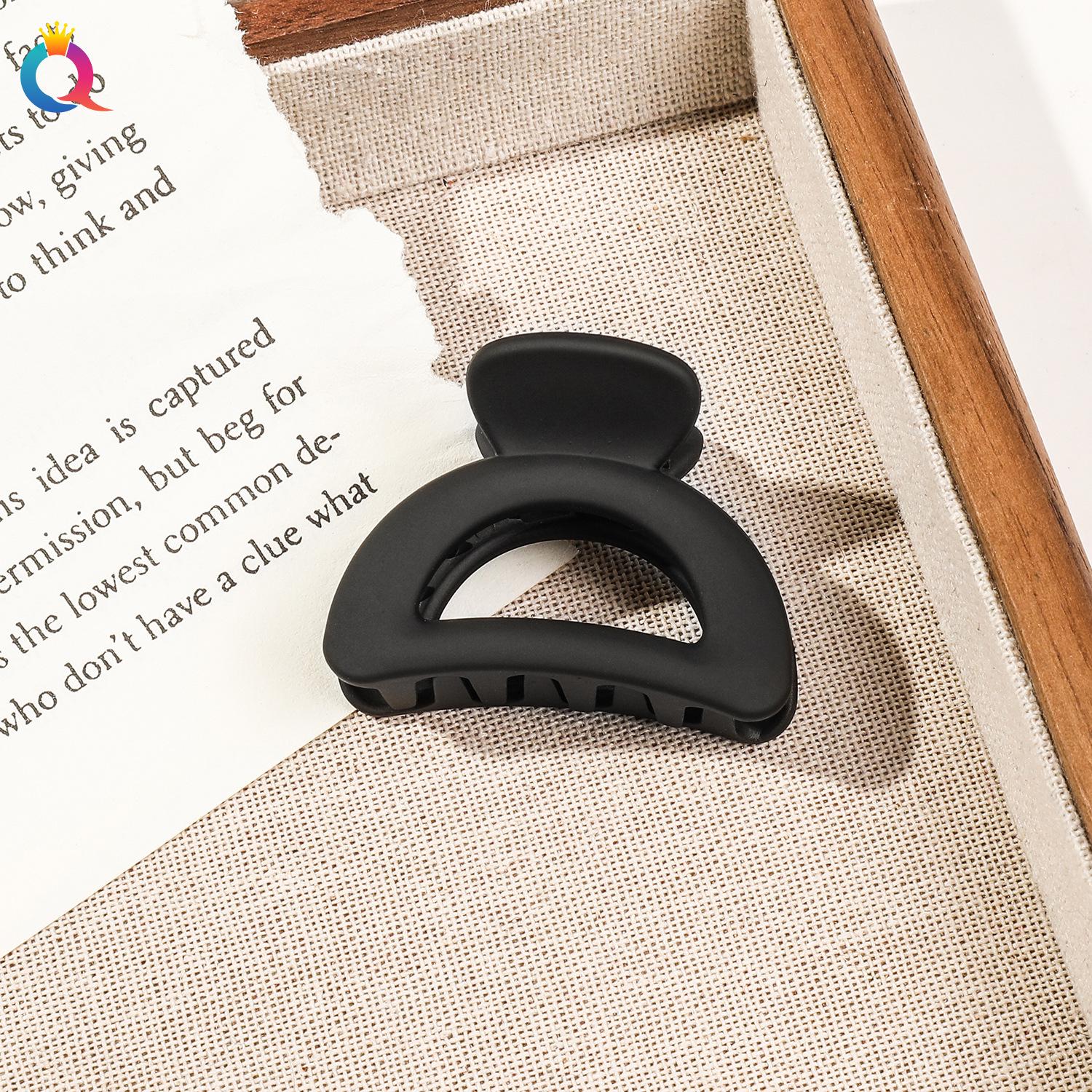 

Ки Юэ Корейский Матовый Высокий Хвост Маленький Зажим-Краб для Универсальной Прически Пучок