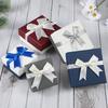 Packaging Box 9*8.5*5.5Cm Bow Bow Packaging Box Paper Watch, Earrings Box For Special Occasions Gift-Giving Jewelry Display