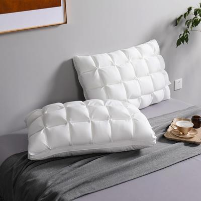 Pillows Queen Size Soft Support Queen Pillows 1 Pack for Bed, Fluffy Down Alternative Pillow, Luxury Hotel Gel Pillow for Side Sleeping (White)