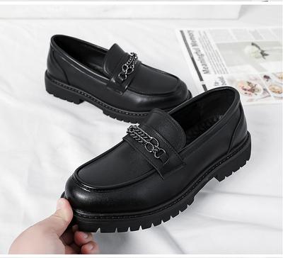 Herren Kleiderschuhe Dicke Sohle Slipper Lässige Formelle Schuhe Leder Designer Herren Business Loafer Mokassins 2024 Hochzeitsschuhe