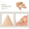 10pcs 3.1Cm Diy Wooden Unpainted Ornament For Ring Display Stand Holder Rack Organizer Cone Craft Wood Diy Cone Wood Craft
