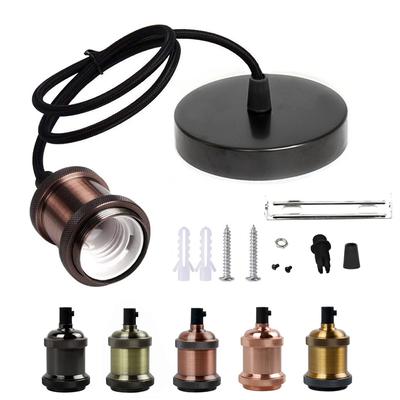 Retro Vintage Anhänger Lichter Nordic Minimalismus Einfache Industrielle Hängen Lampen Edison E27 Lampe Halter Sockel Decke