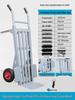Tiger Car Two-Wheel Flatbed Hand Truck Cart with Large Wheels