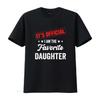It S Official I Am the Favorite Daughter T Shirt Vintage Washed Casual Stylish Streetwear Top For Everyday Wear Versatile