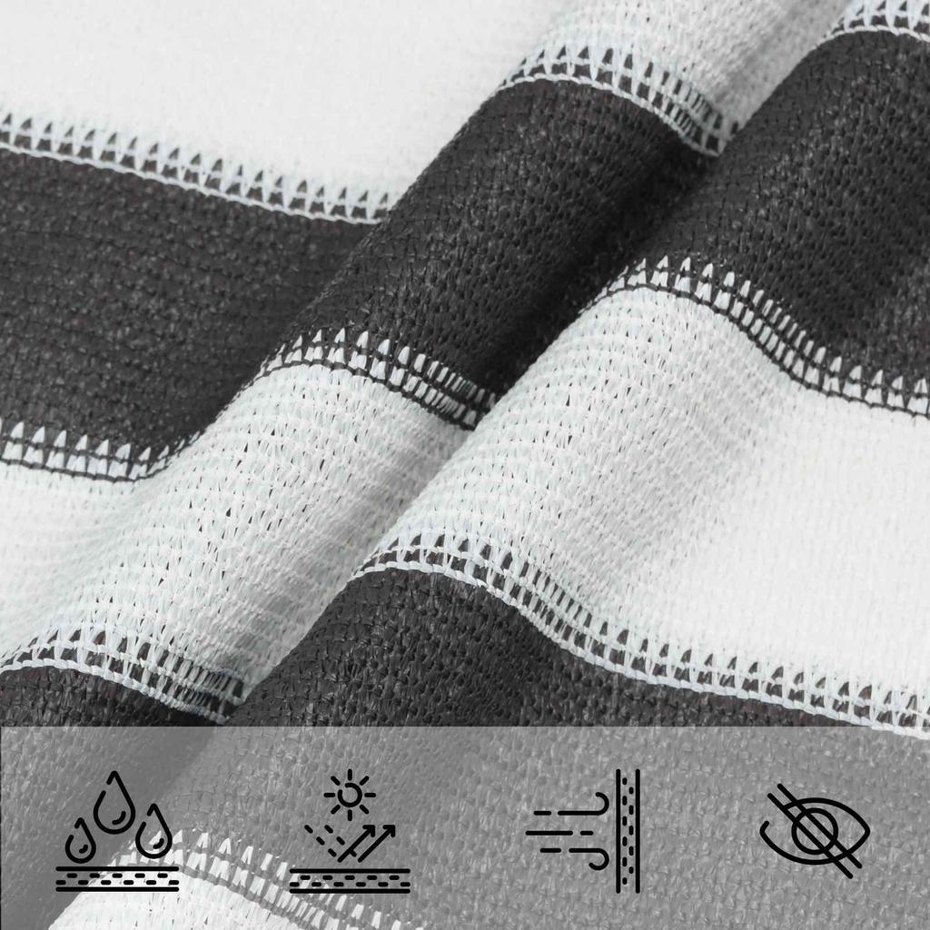 Sun Shade Sail 2.5 x 2.5 x 3.5 m HDPE