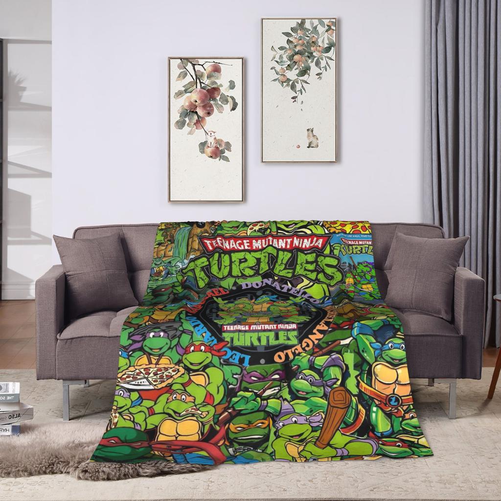 TMNT Game  Blankets Quality Warm Soft  Throw Blanket Winter Decorative Bedroom Fashion Bedspread