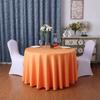 Round Tablecloth Circular Polyester Table Cover Polyester Navy Blue Table Cloth For Hotel Banquet Birthday Party Table Decor