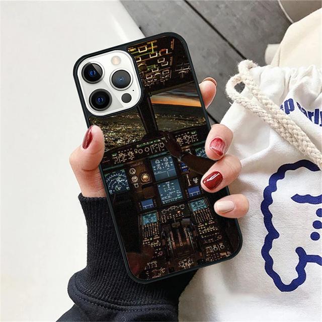 Aircraft Airplane Plane fly travel cloud Phone Case Cover For iPhone 17 Air 15 16 14 13 12 Pro Max 11 Pro Max Plus