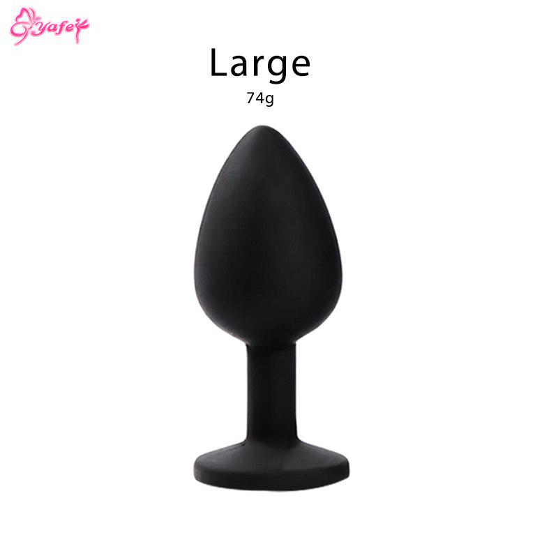 4pcs/set Crystal Anal Sex Toy Butt Plug Sex Toy for Men Prostate Massager Bullet Vibrator for Women