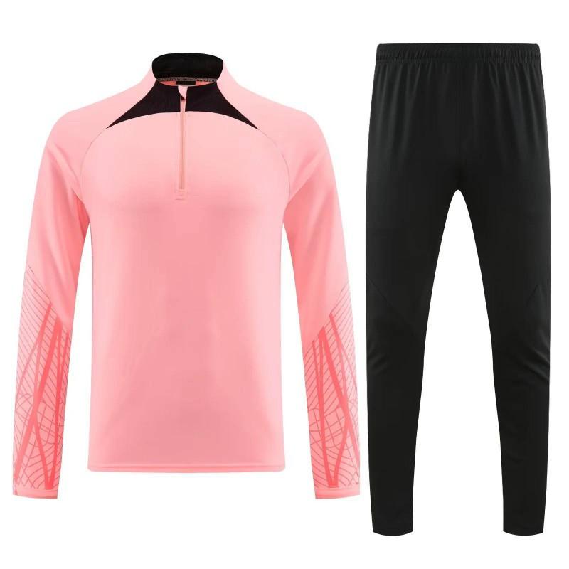 Unisex Long Sleeve Sport Training Set Football Running Gym - Solid Color Activewear Outfit Men Women Teens