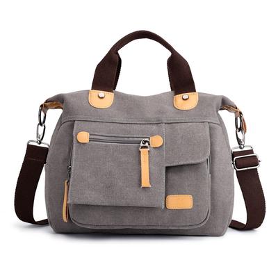 Bolso de lona multifuncional de ocio Retro fresco bolso cruzado de un solo hombro bolso de moda femenina