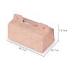Nordic PU Leather Tissue Box Decorative Cherry Blossom Pattern Napkin Holder Durable Paper Tissue Case Bathroom
