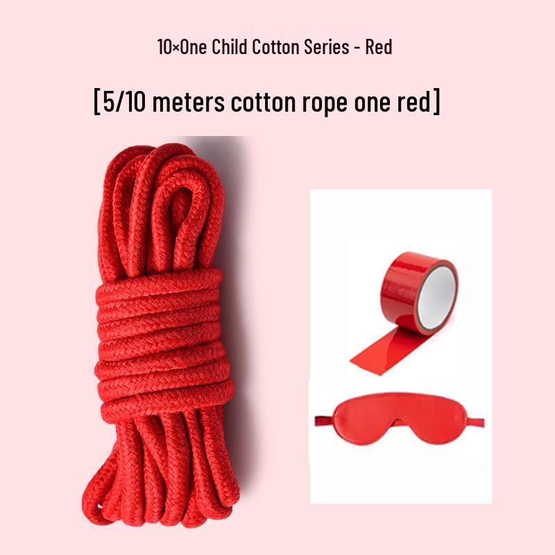 Soft Imitation Hemp Rope - Red, Pink, Black - 5 & 10 Meters - Gentle on Hands