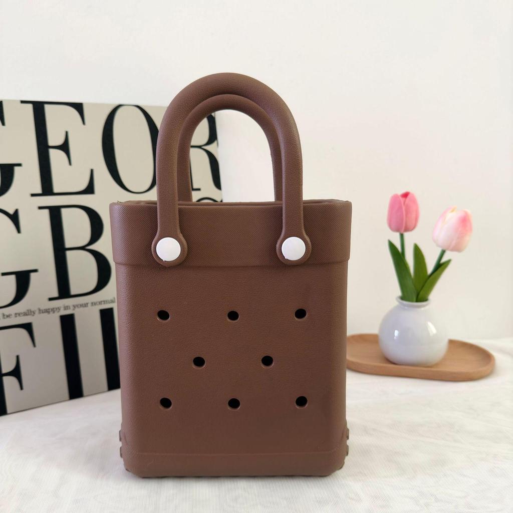 EVA Cartoon Waterproof Hole Bag: Summer DIY Mini Handbag