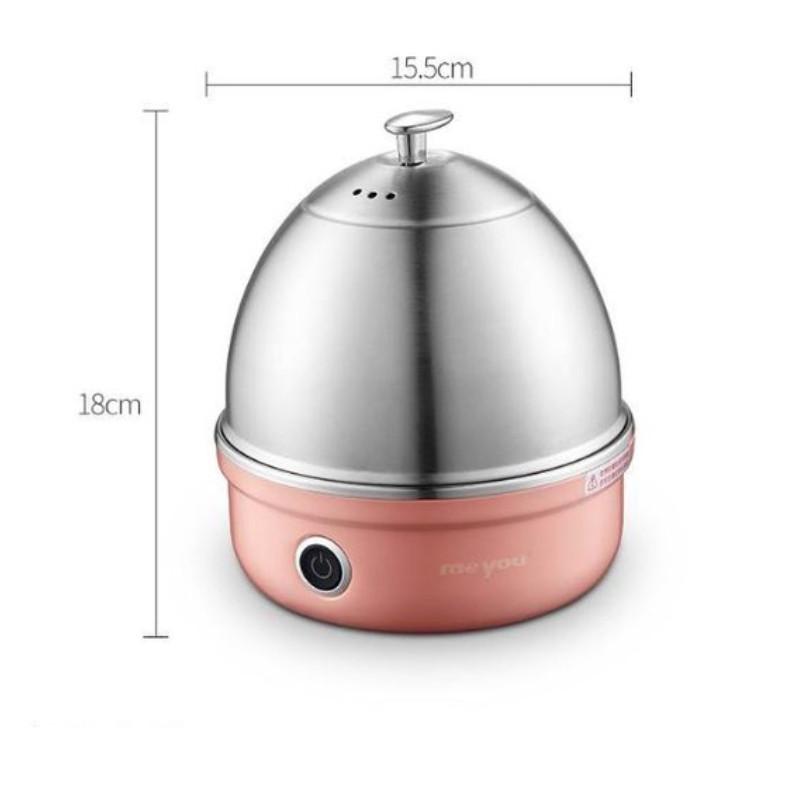 Household 7 Eggs Capacity Egg Boiler Portable Automatic Eggs Steamer Stainless Steel Electric Egg Cooker