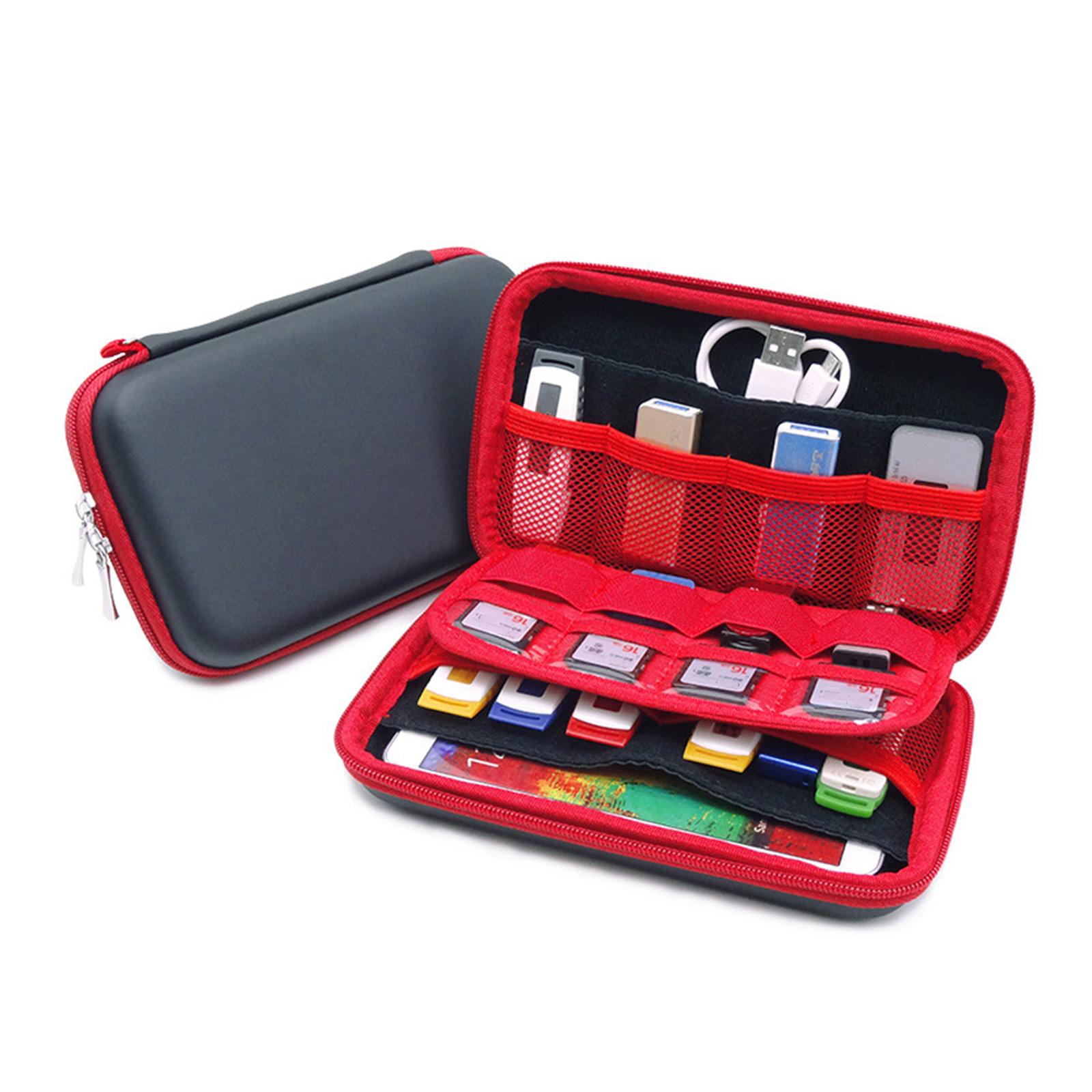 

Чехол для USB-флешки Чехол для карты памяти Чехол для хранения USB-накопителей Держатель для карт SD SDXC SDHC Чехол для электронных аксессуаров L