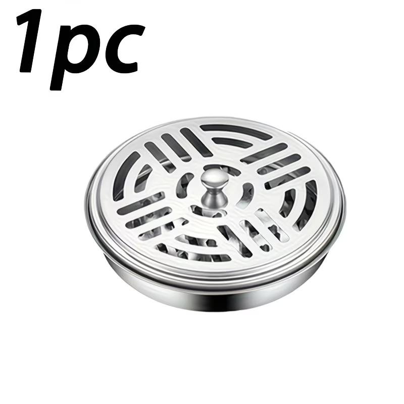 

3Pcs Stainless Steel Mosquito Coil Holder With Lid Fireproof Coil Stand Portable Incense Tray For Indoor Outdoor Home Camping