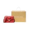 Michael Kors MK Jessie Letter Logo Flap Solid Commuter Leather Crossbody Shoulder Bag Medium Women Bags Red 30F9GI6L2L-BRIGHT-RED