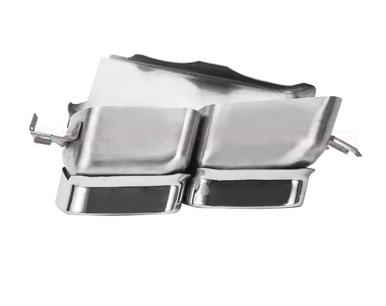 Escape Quadrado com Quatro Saídas de Aço Inoxidável para BMW Série 7 F01-F02-F03
