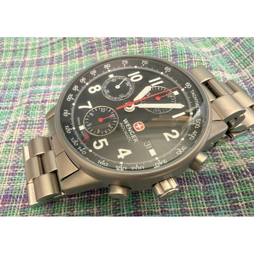 Used WENGER Wenger chronograph automatic winding