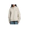 Calvin Klein Letter Print Hooded Oversized Fleece Pullover Sweatshirt Unisex Tops Beige J400191-ACF