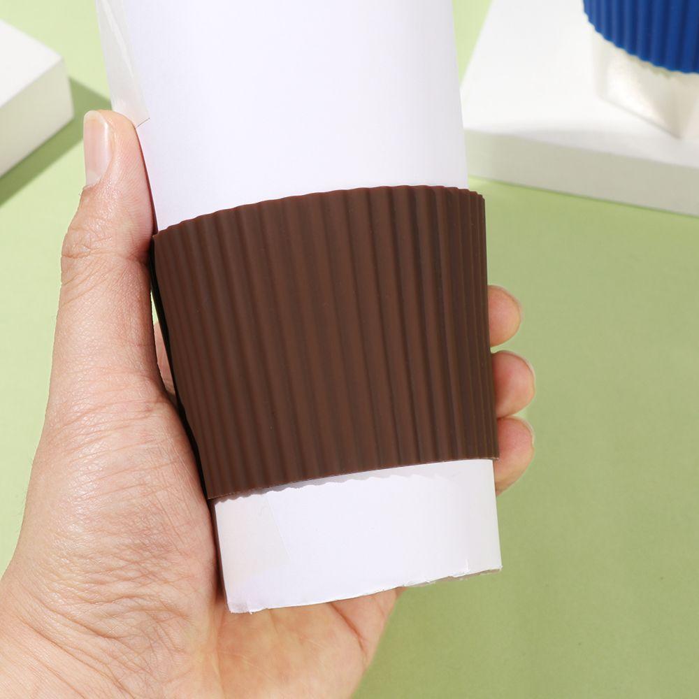 Silicone Cup Sleeve For Mugs Ceramic Coffee Cups Wraps Heat Insulation Bottle Sleeves Non-slip Mug Sleeve Glass Bottle Cover