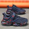 28-40 Children's Plus Size Fashionable Thick Sole Fly Woven Camouflage Running Shoes Sports and Casual Shoes